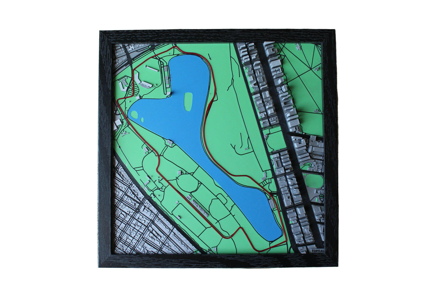 Melbourne circuit 3d plattegrond