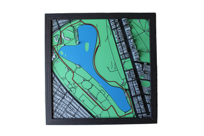 Melbourne circuit 3d plattegrond