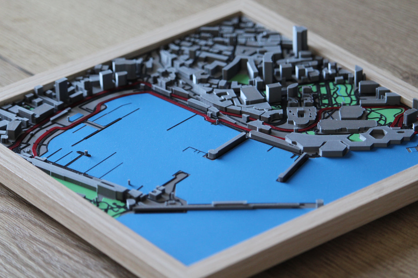 Monaco circuit 3d plattegrond
