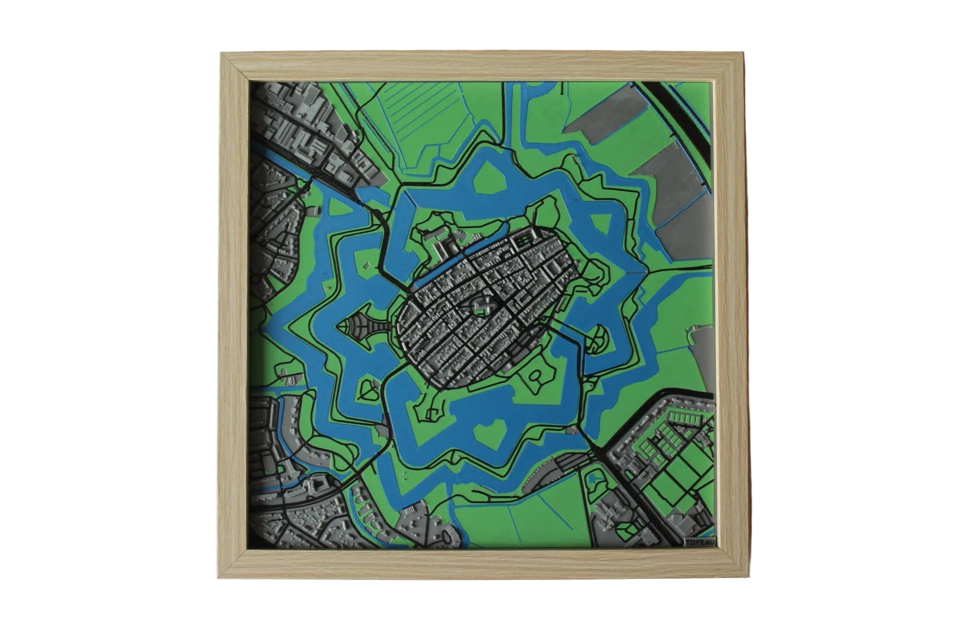 Naarden 3d plattegrond