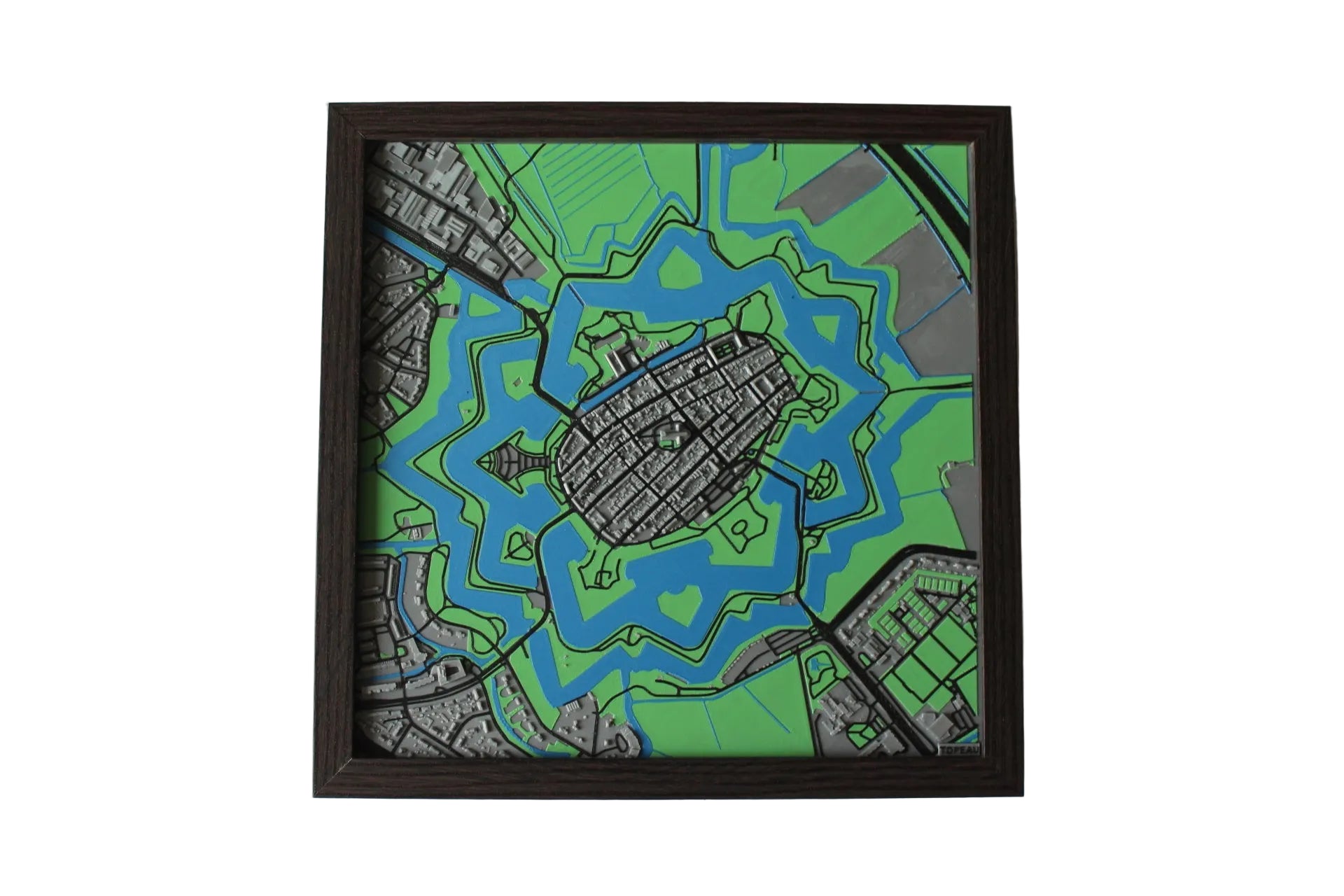 Naarden 3d plattegrond