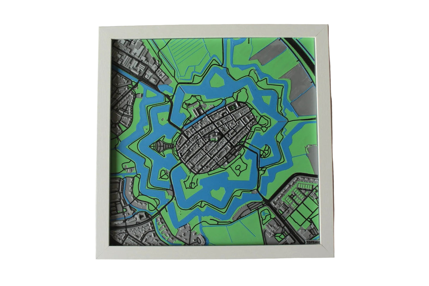 Naarden 3d plattegrond