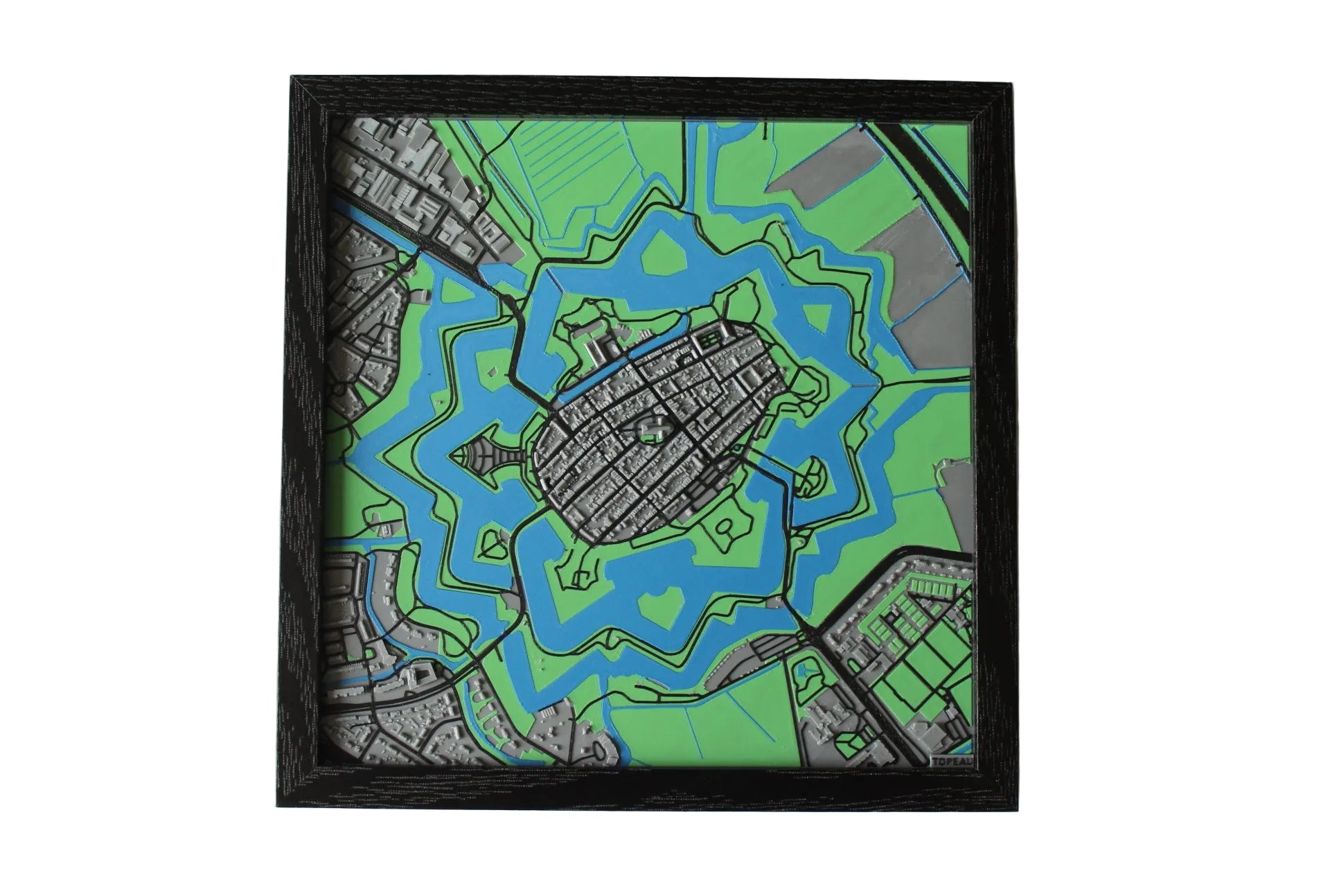 Naarden 3d plattegrond