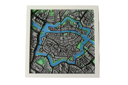 Zwolle 3d plattegrond Wit