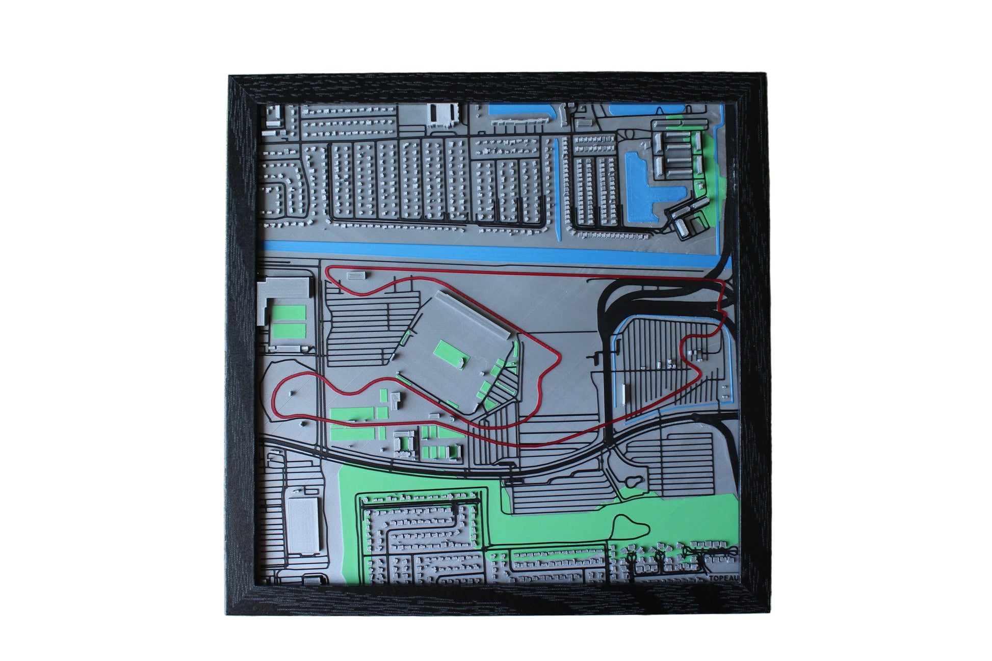 Circuit  miami 3d plattegrond