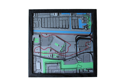 Circuit  miami 3d plattegrond